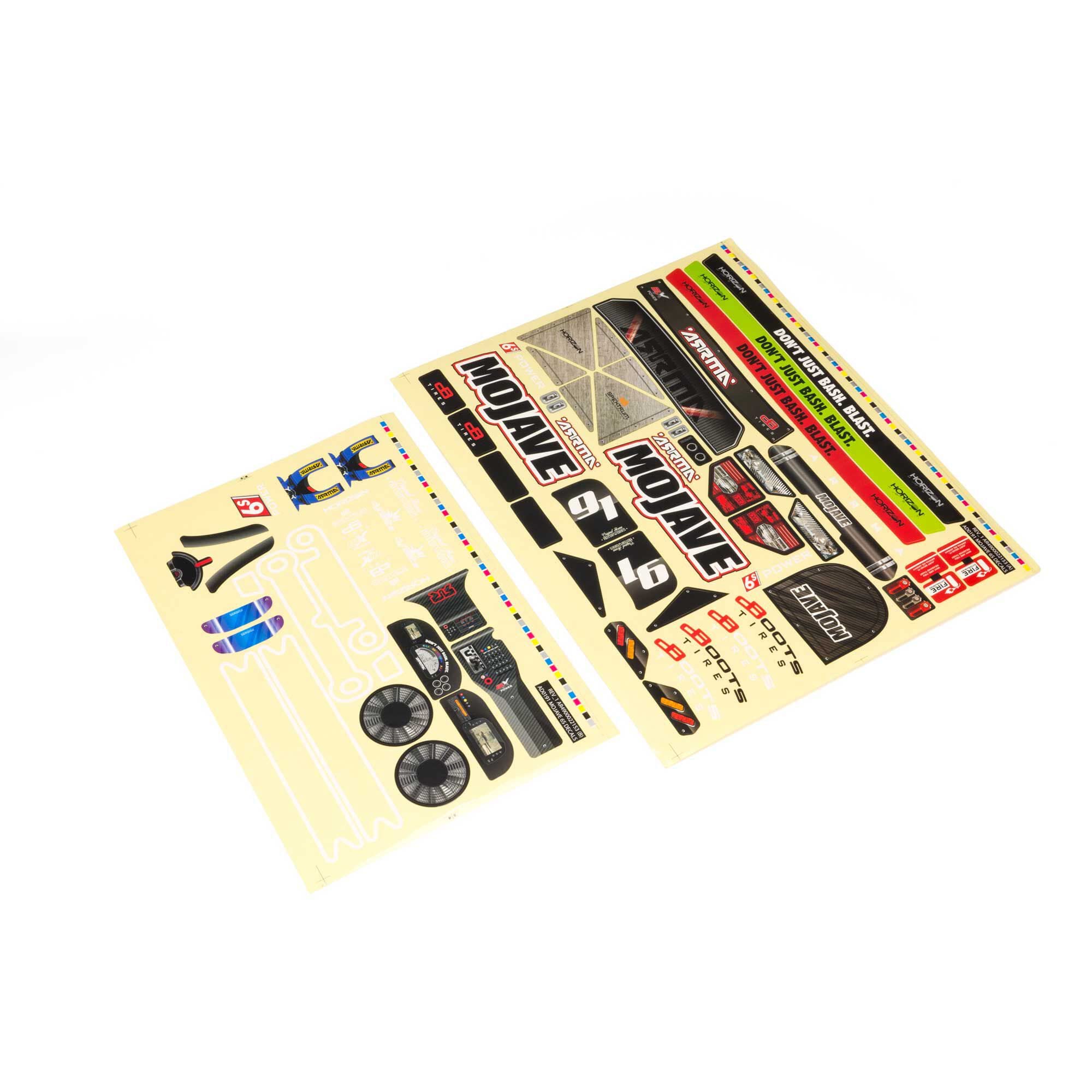 Arrma 411001 Mojave 6S BLX Clear Bodyshell (Inc. Decals)