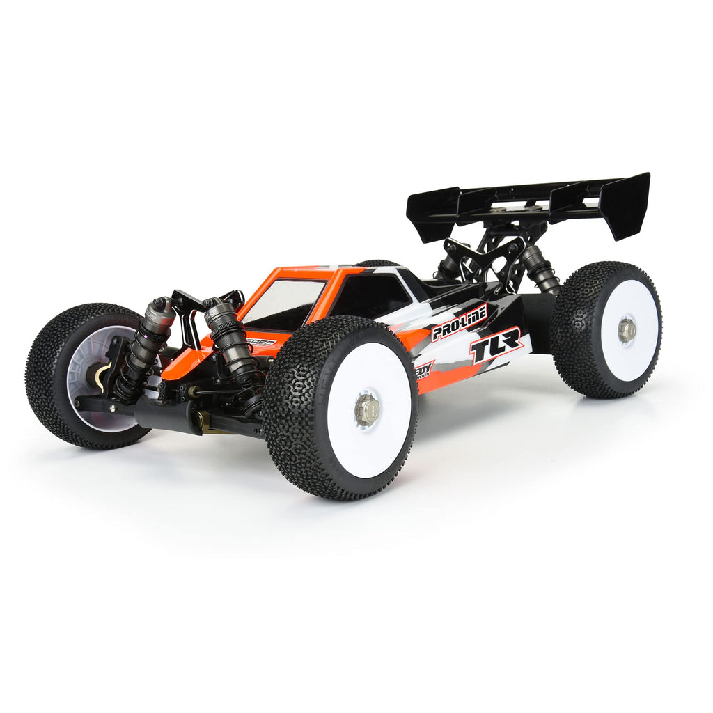 Pro-Line 9073233 1/8 Hex Shot S3 Front/Rear Buggy Tires Mounted 17mm White (2)