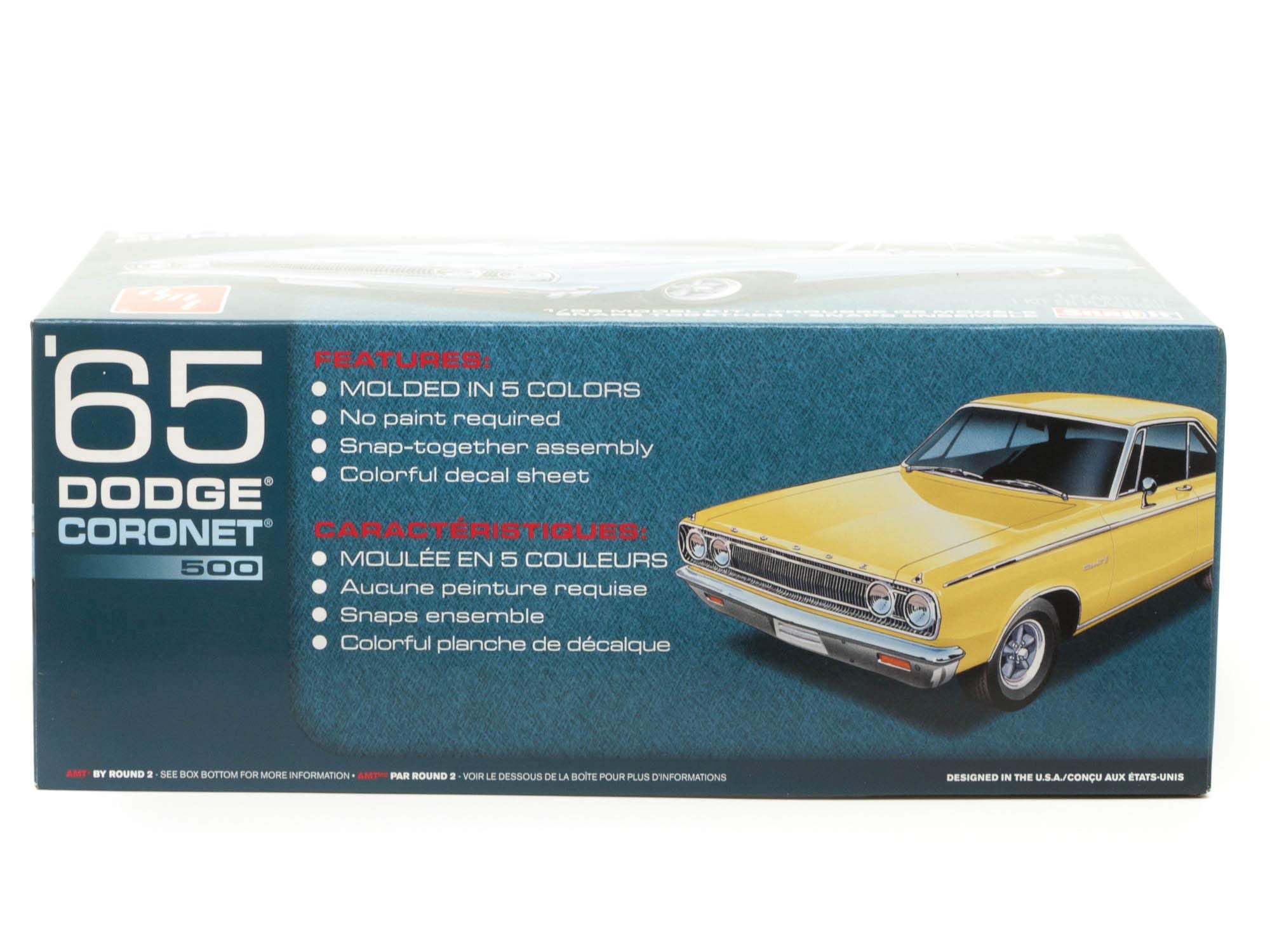 AMT 1176 1/25 1965 Dodge Coronet Snap Model Kit