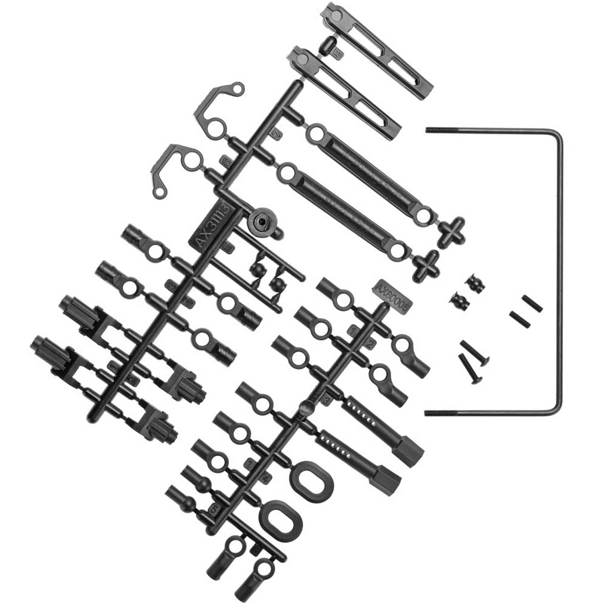 Axial AX31331 Soft Rear Sway Bar Set: RR10