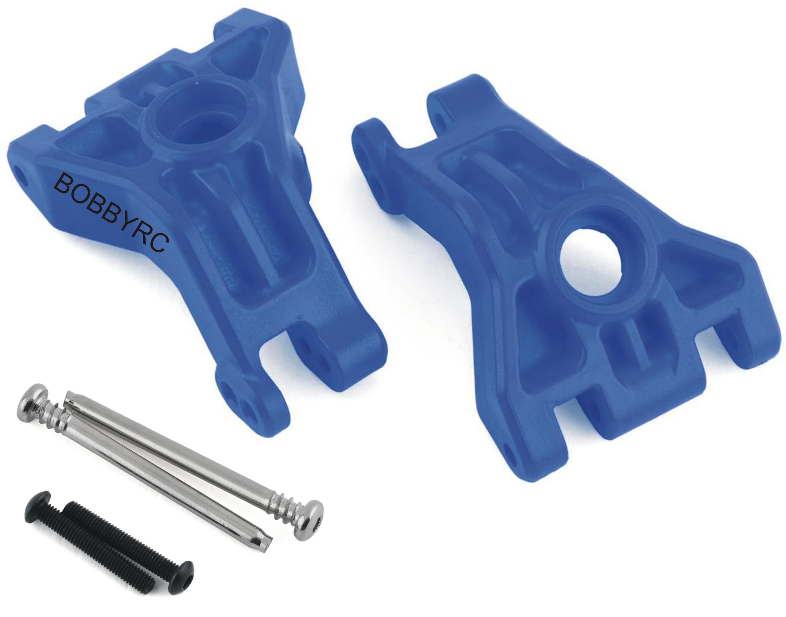 Traxxas 9050X Carriers, Stub Axle, Rear, Extreme Heavy Duty, Blue (Left & Right)