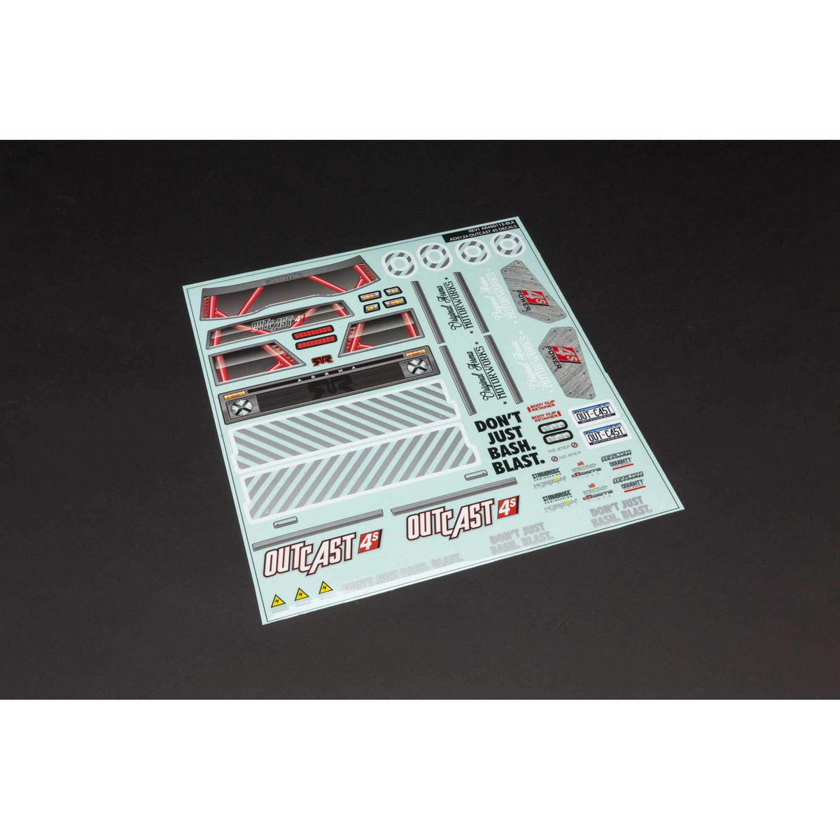 Arrma 402210 402210 Outcast 4x4 Clear Body with Decals
