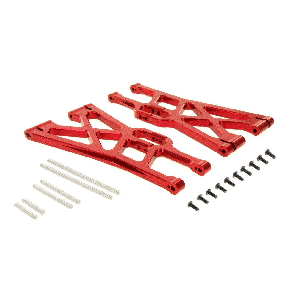 Atomik R/C 4062R X-Maxx Alloy Frnt/Rr Lower Arm Red