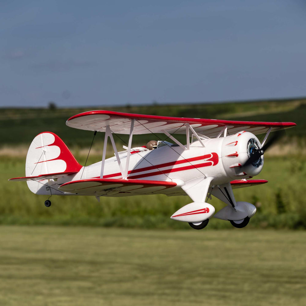 E-Flite EFLU53550 UMX WACO, White BNF Basic with AS3X & SAFE