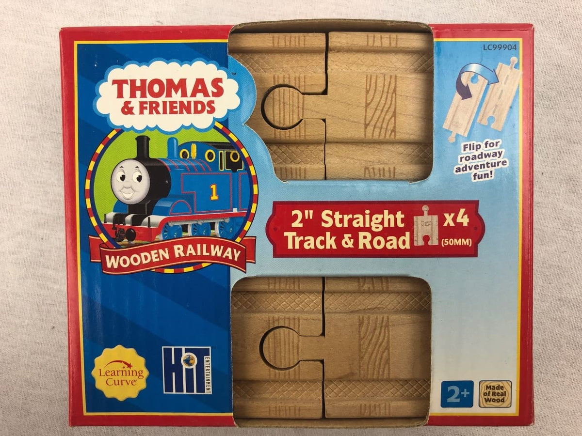 Thomas & Friends 99904 2" Straight Track & Road, 4 Pcs LC99904 New in Box