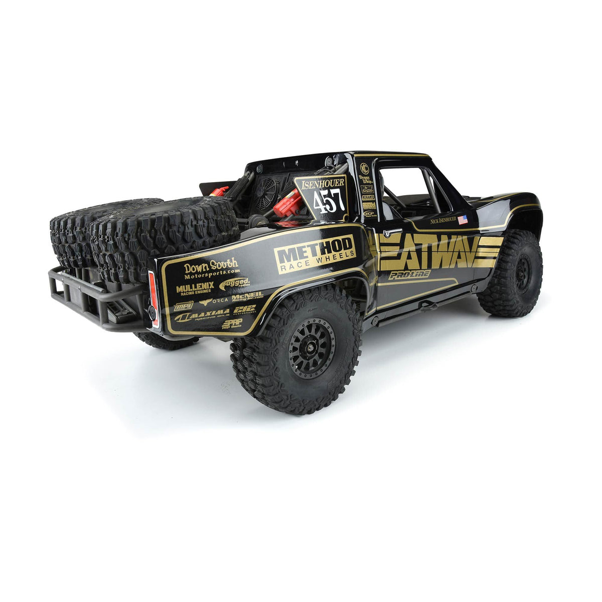 Pro-Line 354718 PrePainted/PreCut 1967 Ford F100, Black: Unlimited Desert Racer
