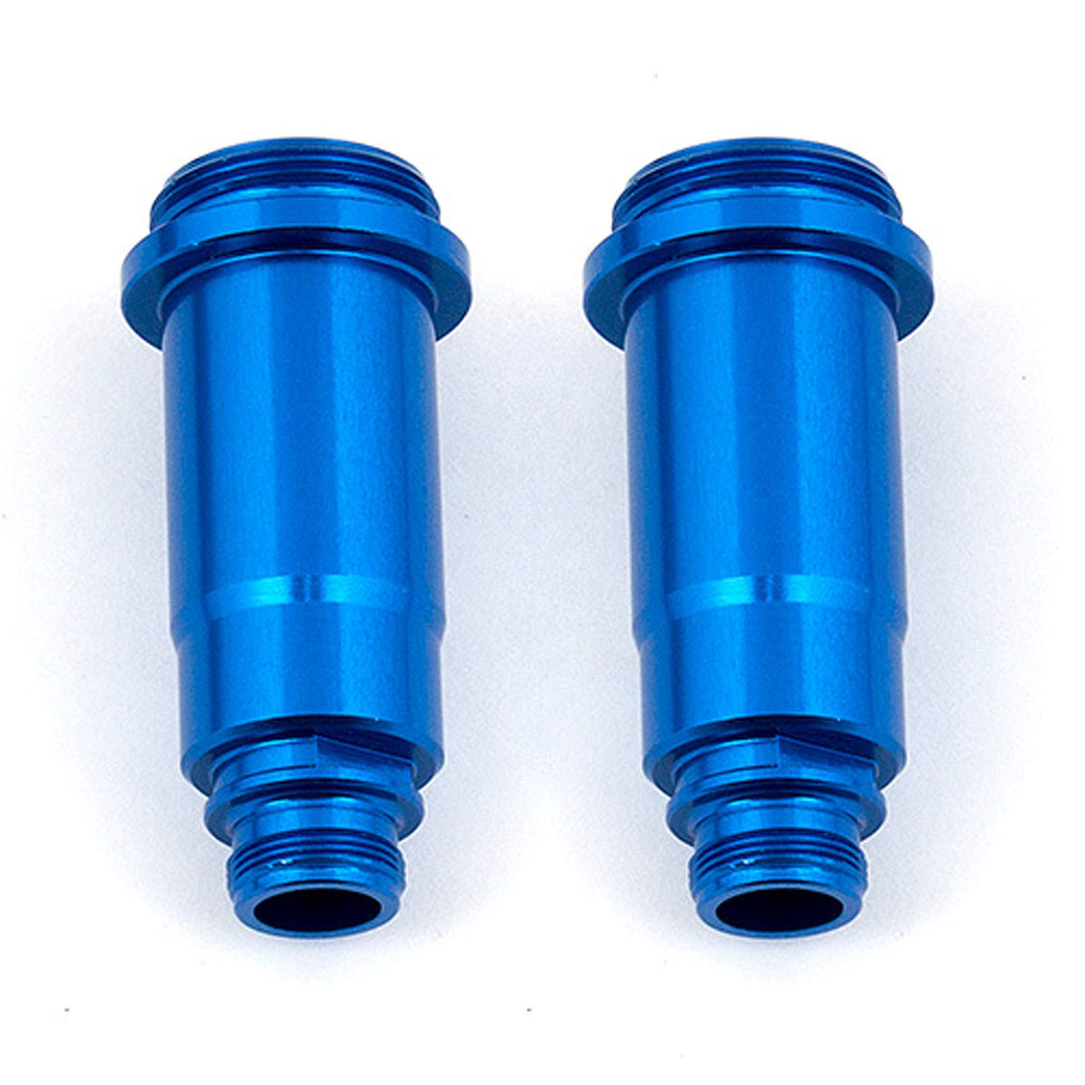 Team Associated 71051 Shock Bodies, 12x27.5 mm, front, blue aluminum