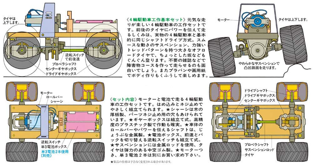 Tamiya 70113 4WD Chassis Kit
