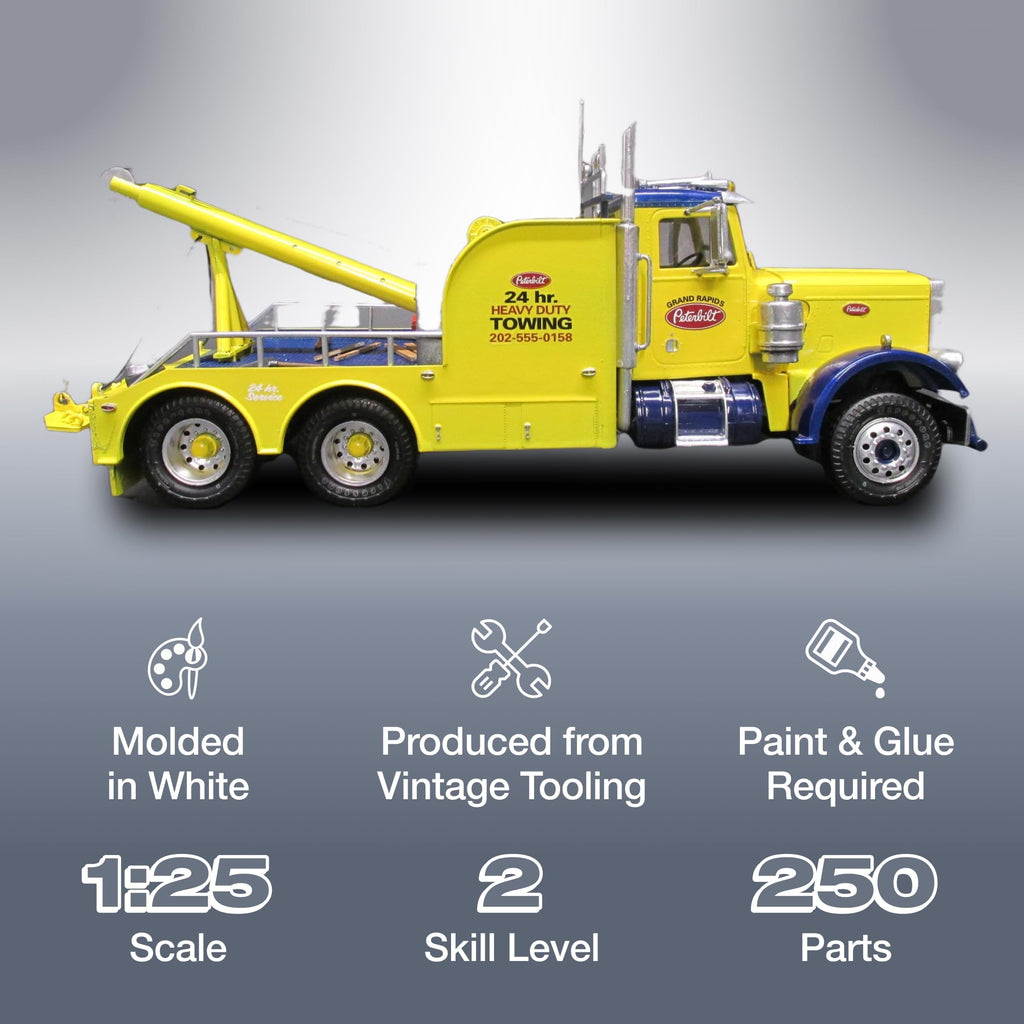 AMT 1133 1/25 Peterbilt 359 Wrecker Model Kit