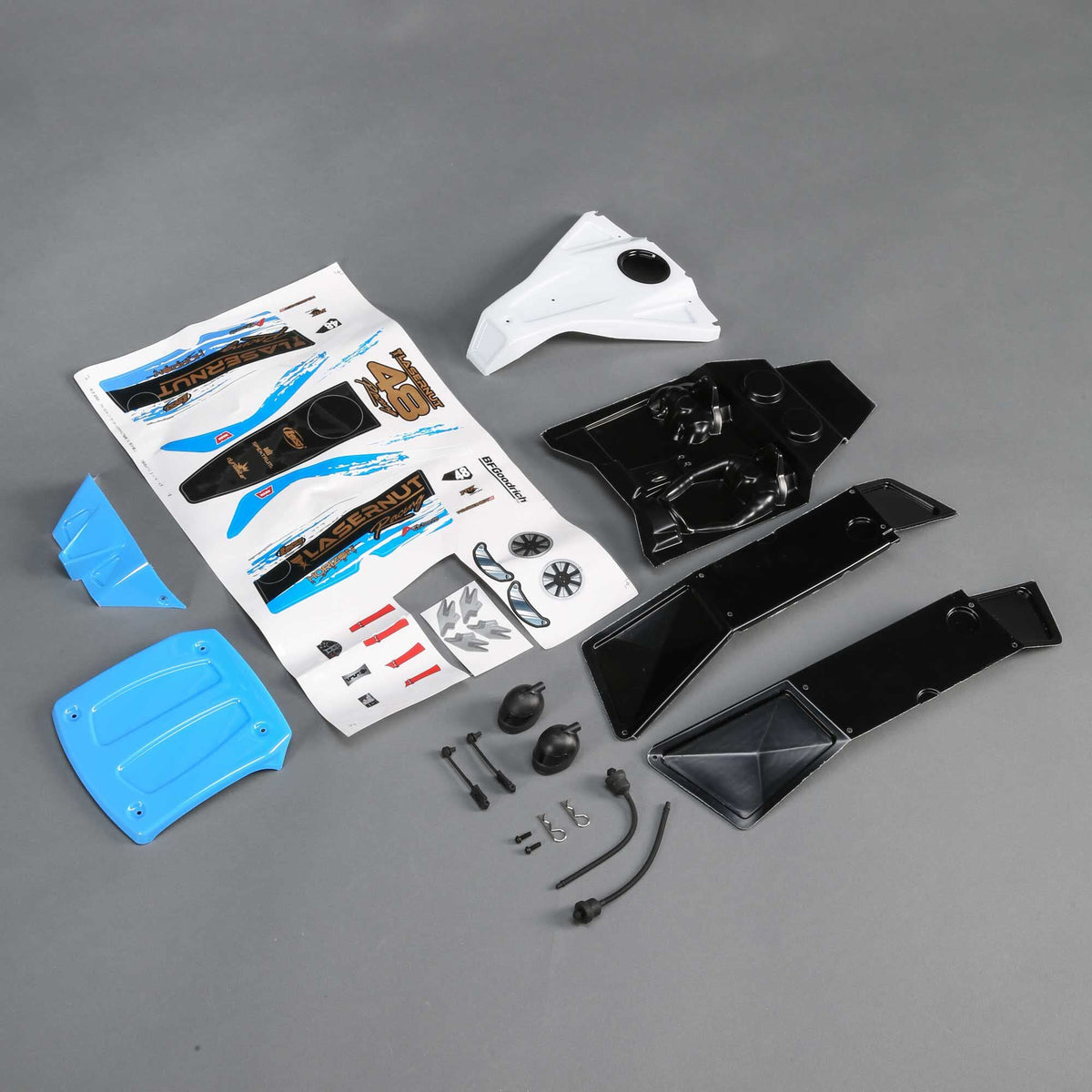 Losi LOS230075 Body Set, Blue, Painted: Ultra 4