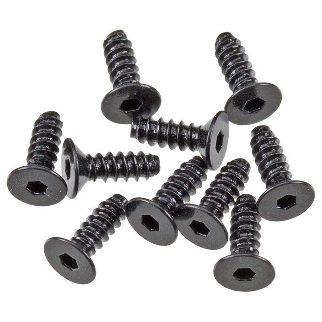 Axial AXA0413 Hex Socket Tapping Flat Head Screws(10) M2.6x8mm: 1/10 Yeti/RR10