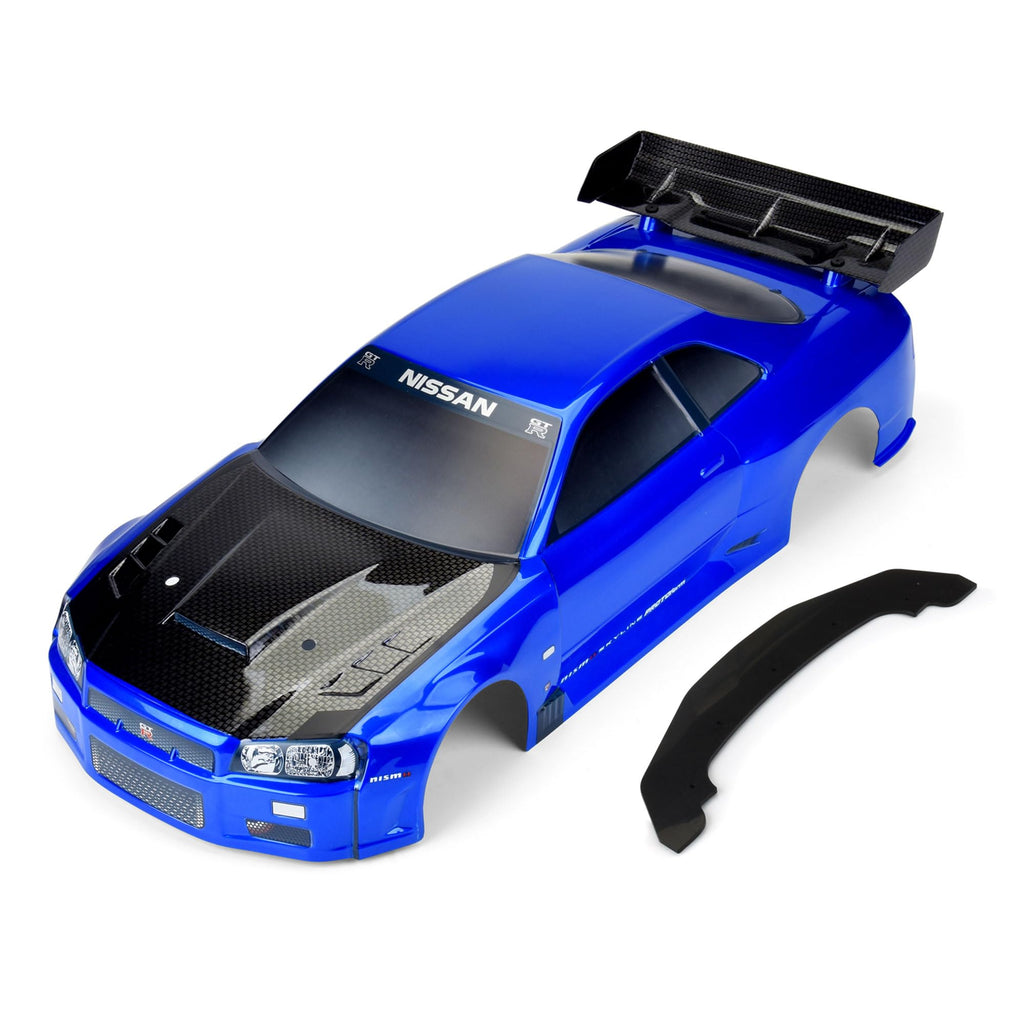 Protoform 158413 1/7 2002 Nissan Skyline GT-R R34 Painted Body (Blue): Infraction 6S