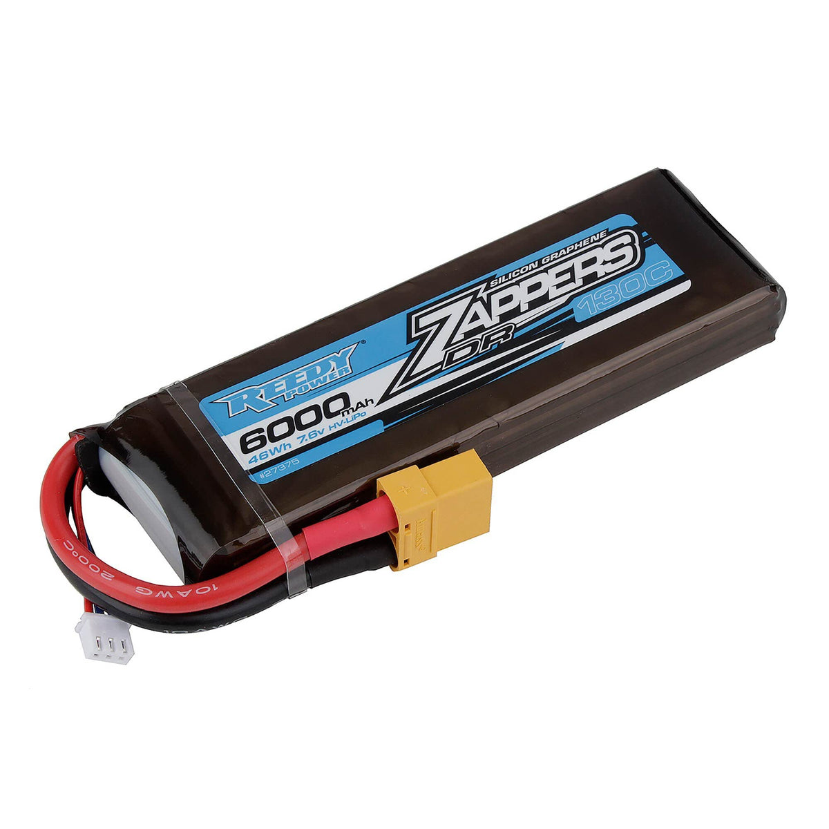Team Associated 27375 Zappers DR 6000mAh 130C 7.6V Stick Battery (Soft) w/XT90