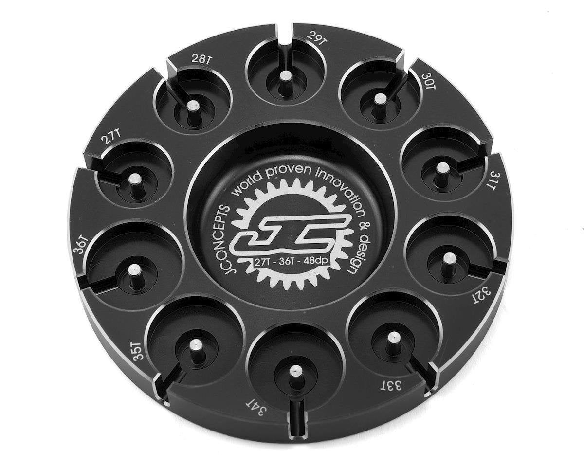 J Concepts 25872 Pinion Puck-Stock Range 27-36T 48P Black