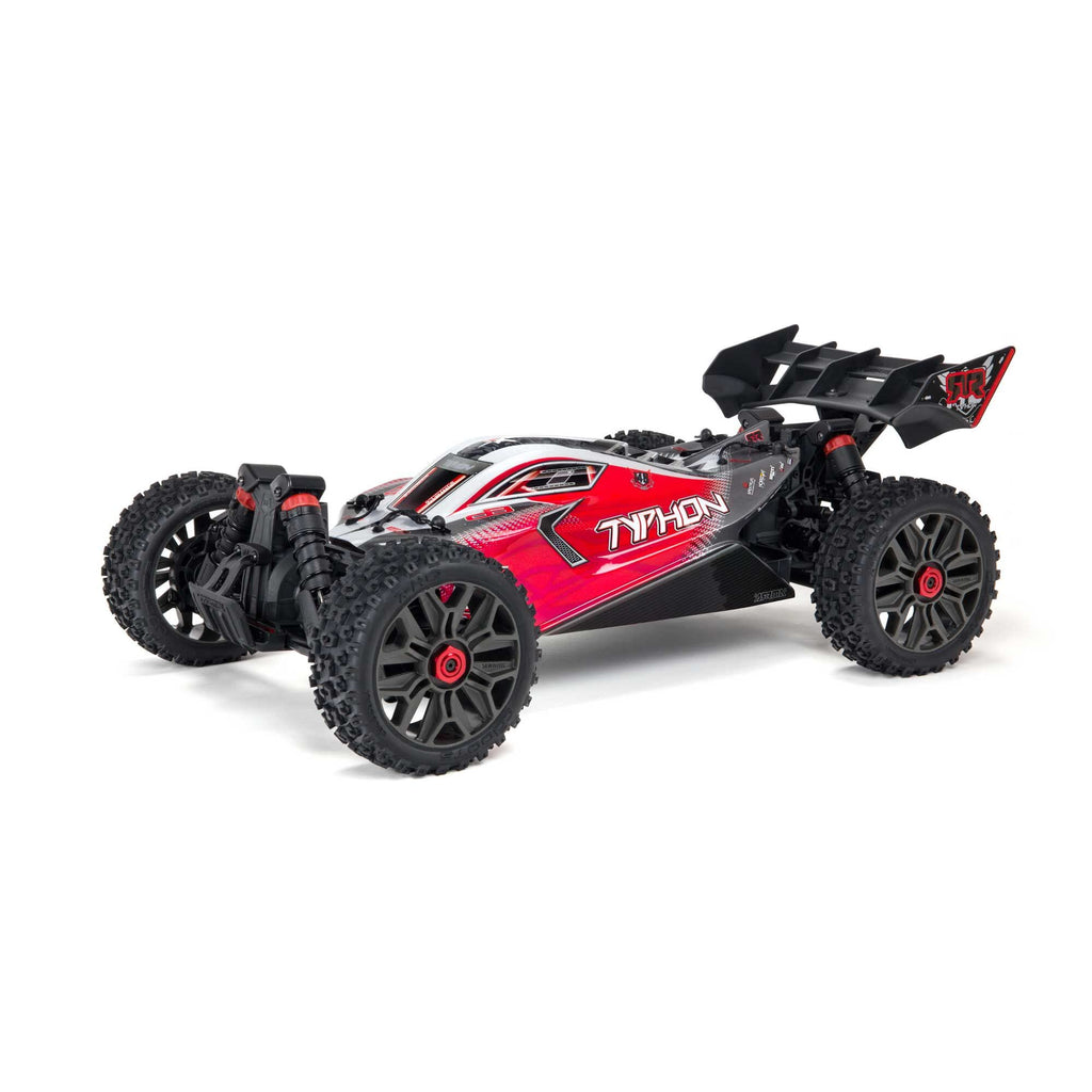 Arrma 4306V3 Typhon 4X4 3S BLX Brushless 1/8th 4wd Buggy, Red