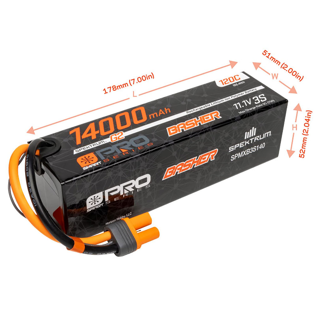 Spektrum SPMXB3S140 14A 3S 11.1V Smrt Pro Bash LiPo