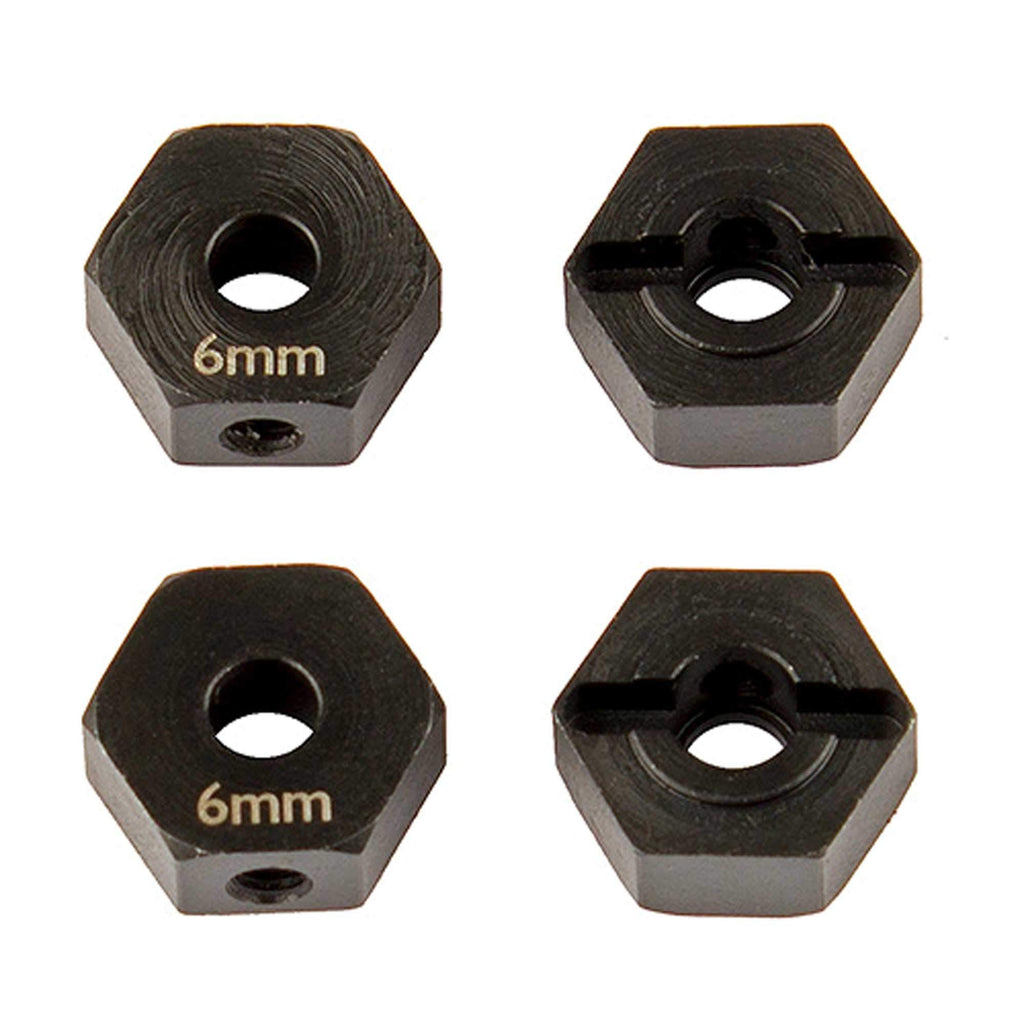 Team Associated 42076 FT Enduro Wheel Hexes, 6 mm, steel