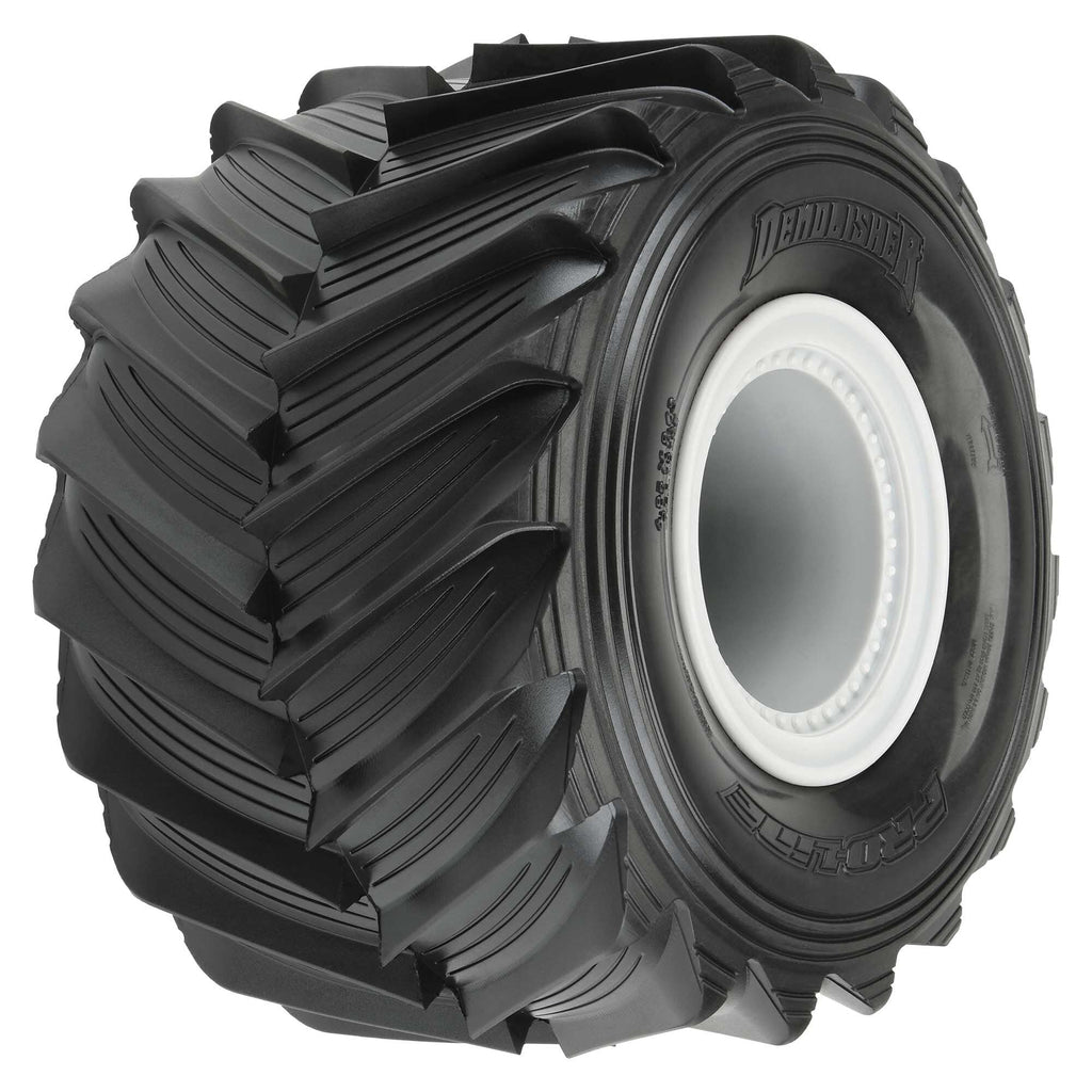 Pro-Line 1018715 Demolisher 2.6"/3.5" MTD Gray Wheels LMT F/R