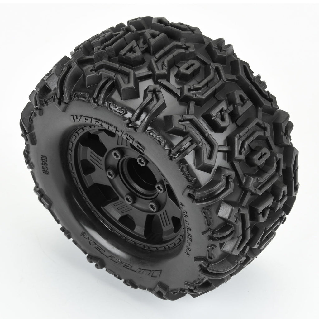 Duratrax DTX564310 1/10 Warthog Trs Fr/R 2.8 MTD 12mm Blk Ripper (2)