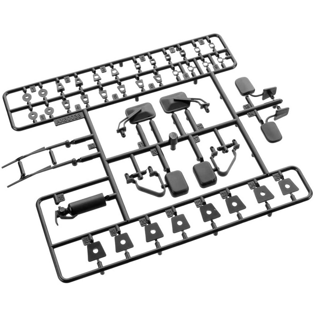 Axial AX80038 Exterior Detail Parts Tree Black