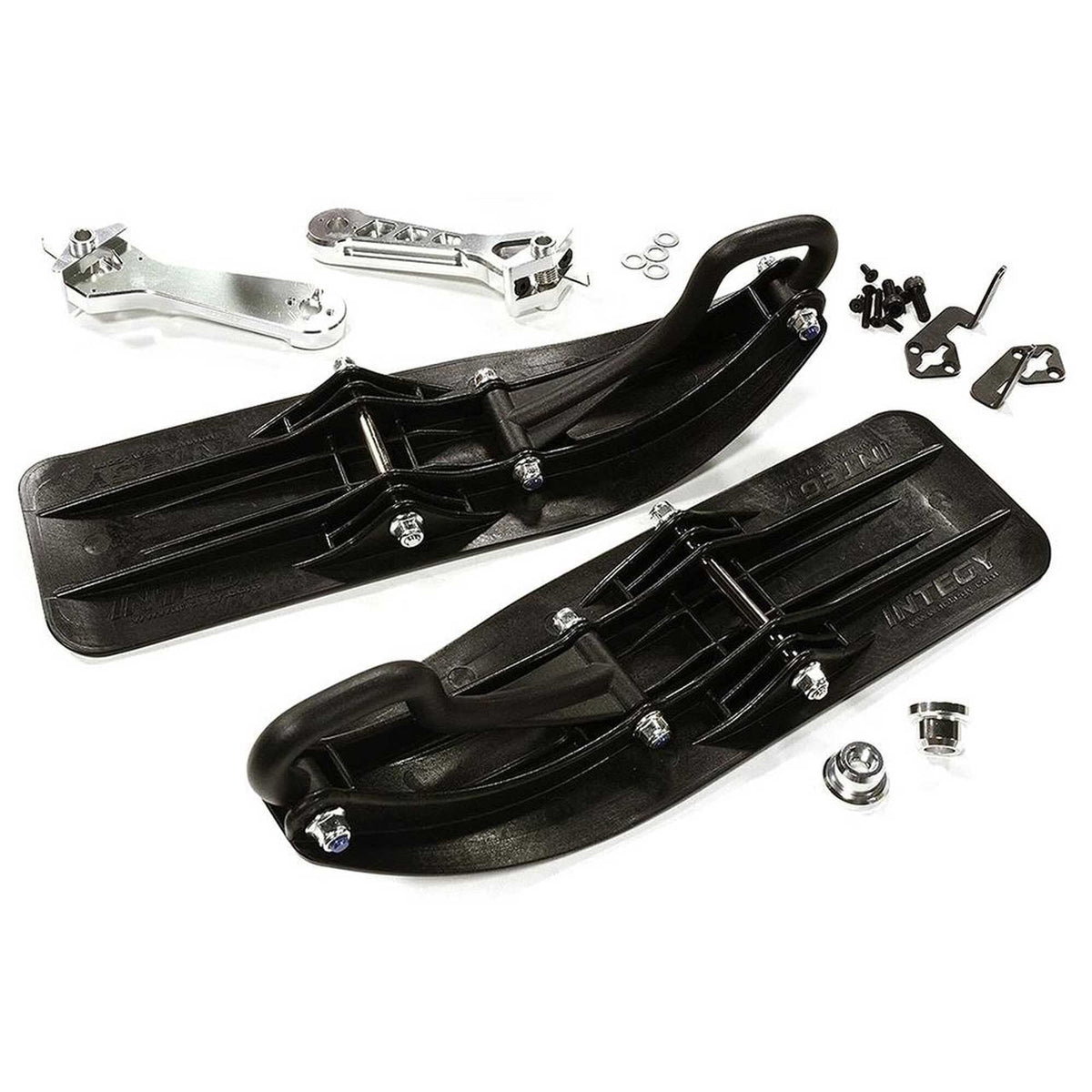 Integy C28552SILVER Front Sled Attachment Set - AXI 1/8 Yeti XL