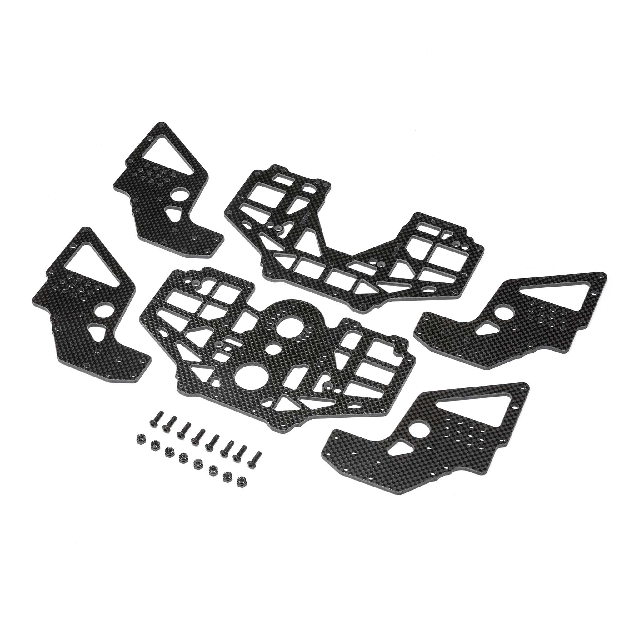 Team Losi Racing 141000 Chassis Set, Carbon Fiber: LMT, TTLMT