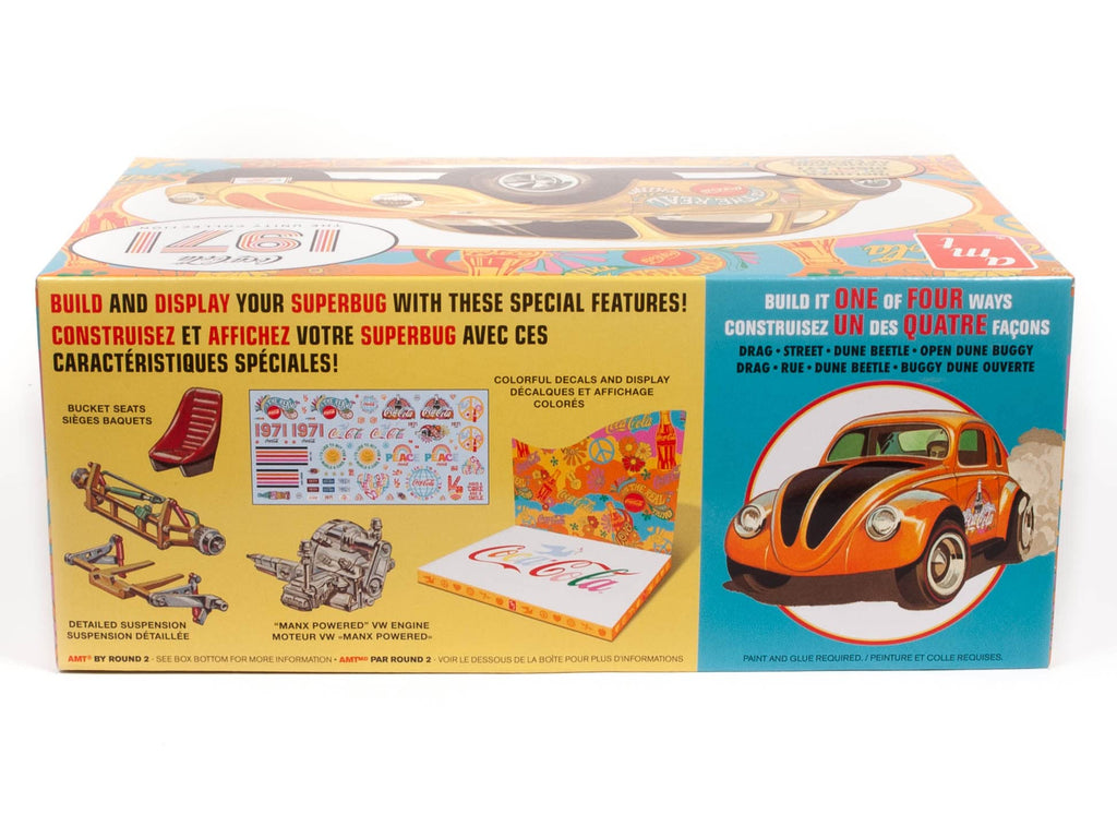 AMT 1284M VW Superbug Gasser Coca-Cola Unity Collection 1/25 Model Kit New