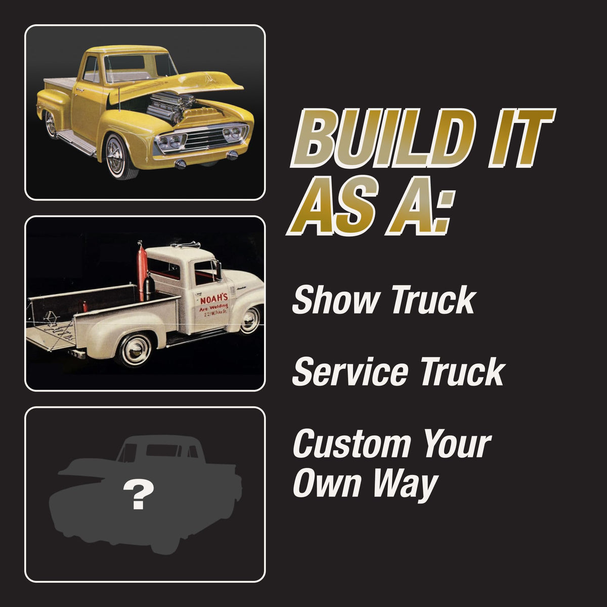 AMT 882 1/25 1953 Ford Pickup Model Kit