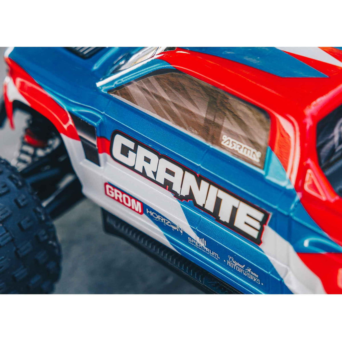 Arrma ARA2102T1 1/18 GRANITE GROM 4X4 Monster Truck RTR w/Battery & Charger, Blue
