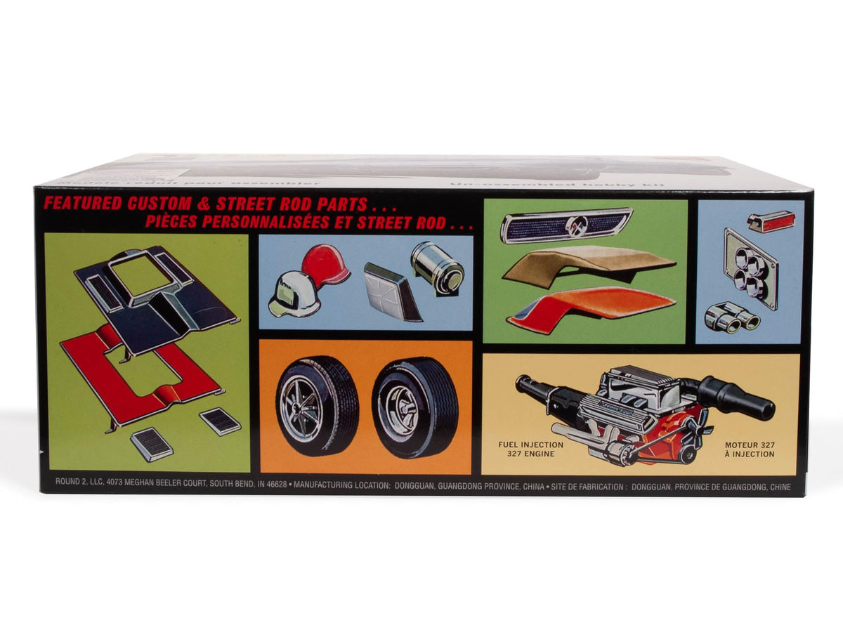 AMT 1335M 1963 Chevy Corvette Convertible 1/25 Model Kit