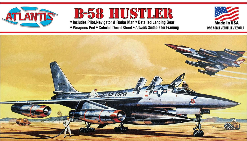 Atlantis H252 Convair B-58 Hustler Jet Model Kit