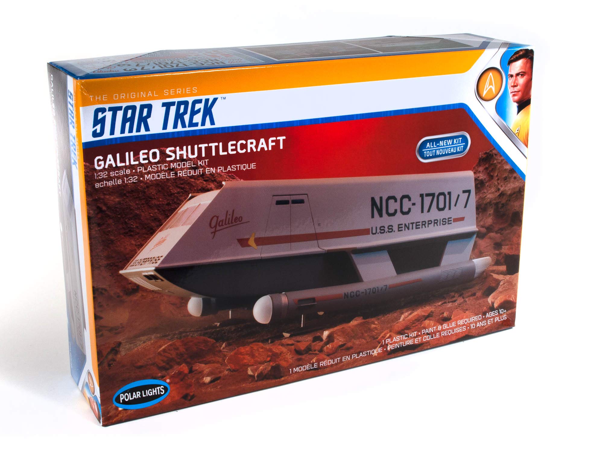 Polar Lights 909 1/32 Galileo Shuttle Model Kit