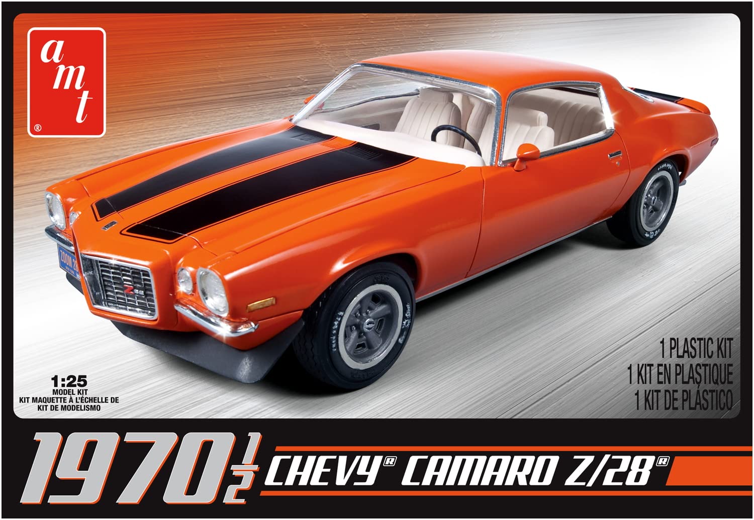 AMT 635 1/25 1970-1/2 Camaro Z28 Model Kit