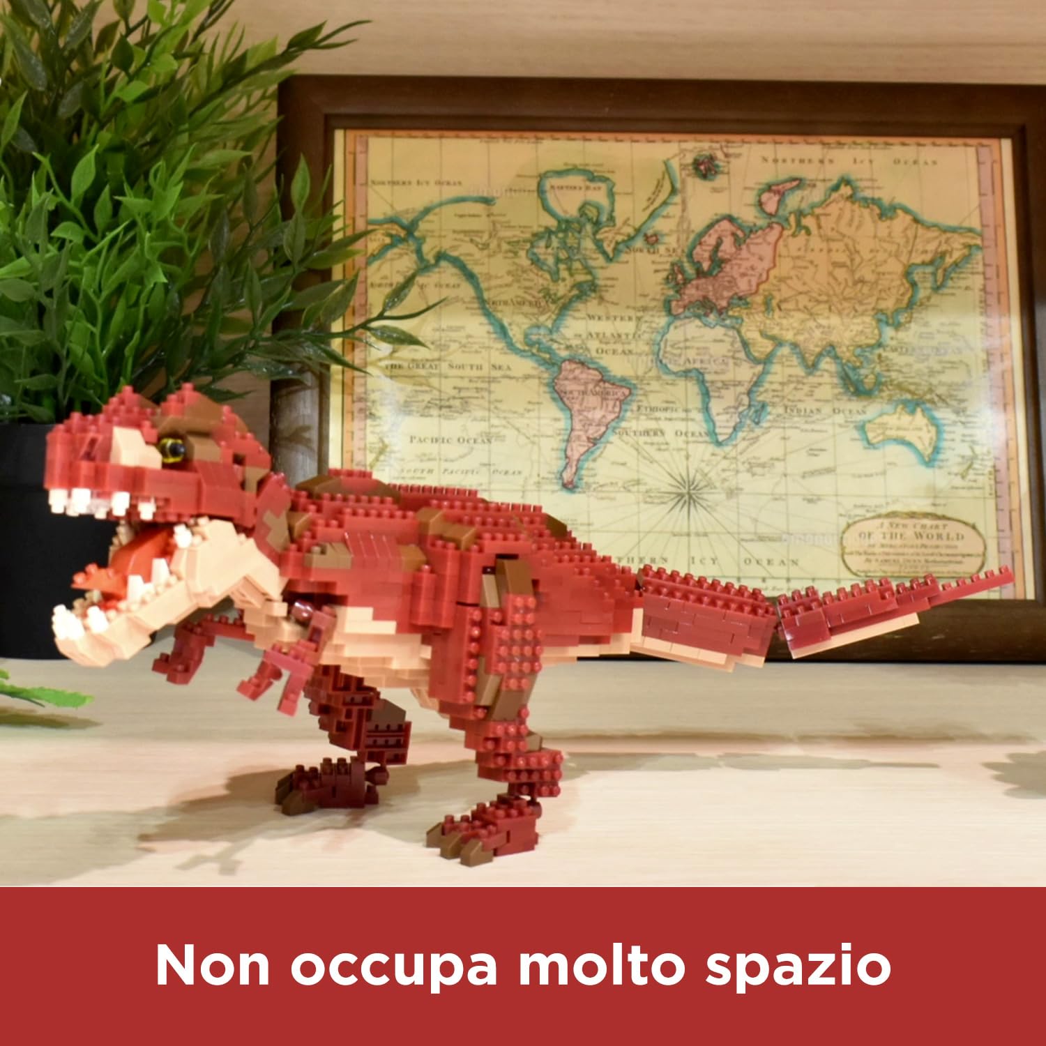 Nanoblock 22141 Dinosaur Deluxe Edition Tyrannosaurus Rex,