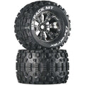 DuraTrax DTXC3585 Six Pack MT 3.8 Mounted 1/2 Offset Chrome (2)
