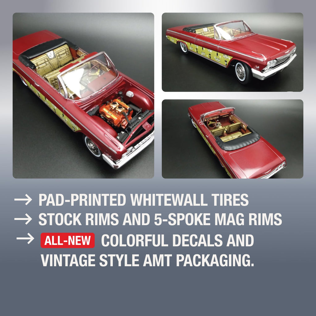 AMT 1355M  1962 Chevy Impala Convertible 1 Model Kit