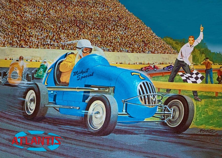 Atlantis Models M110 1/20 Midget Racer Plastic Model Kit