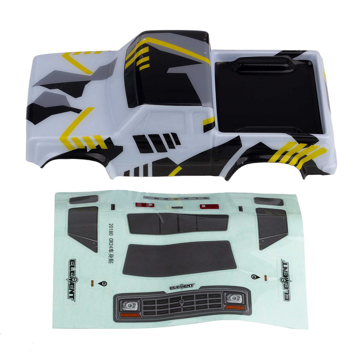 Team Associated 21725 Enduro24 Sendero Body, Black and Yellow