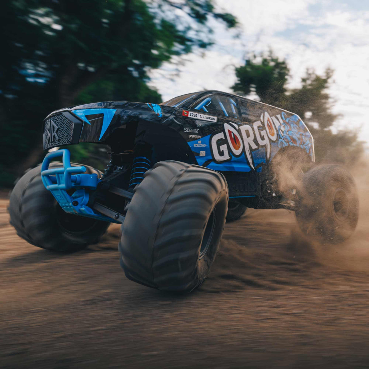 Arrma ARA3230T1 GORGON 2wd MT 1/10th RTR (No Battery), Blue