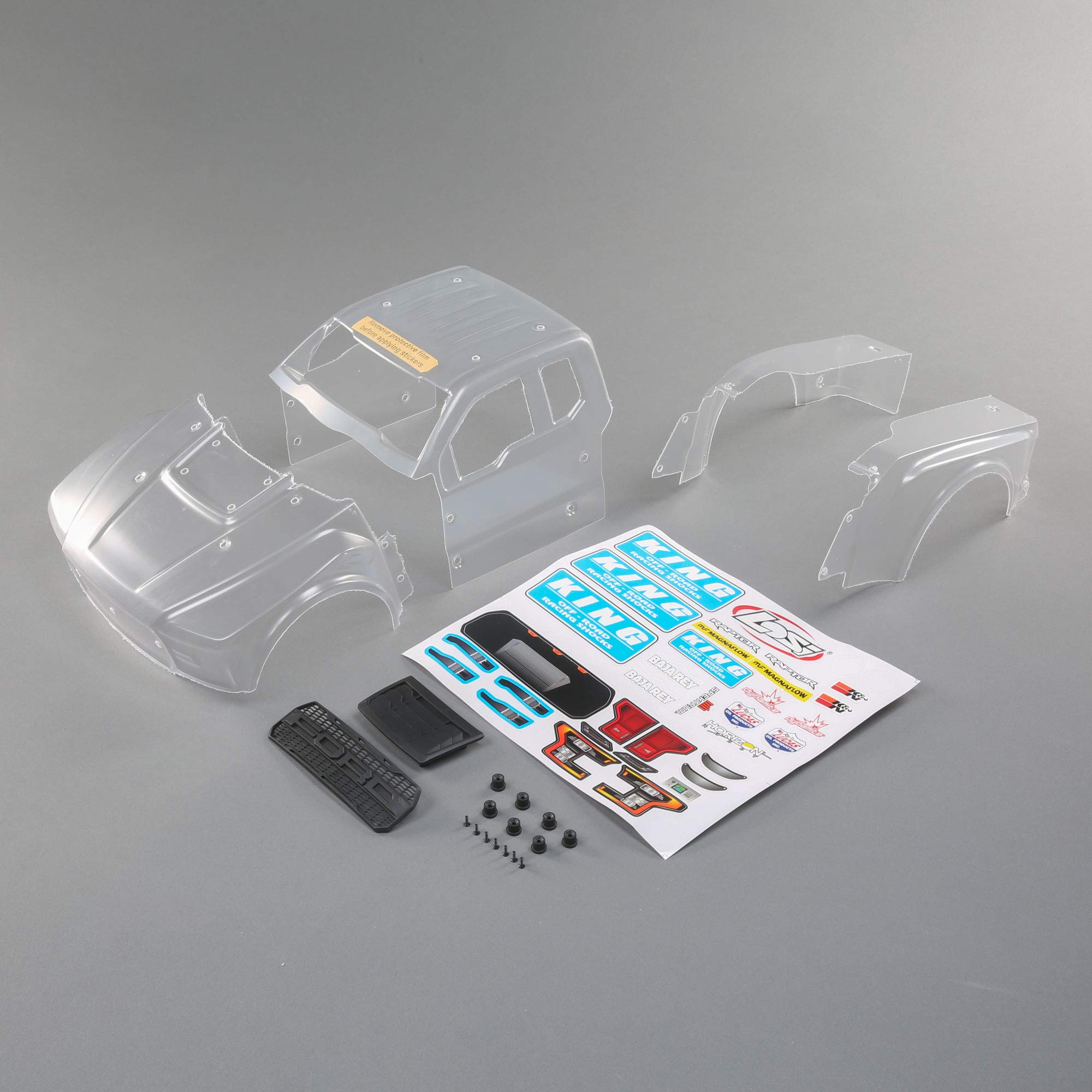 Losi LOS330005 Ford Raptor Body Set (Clear): Baja Rey