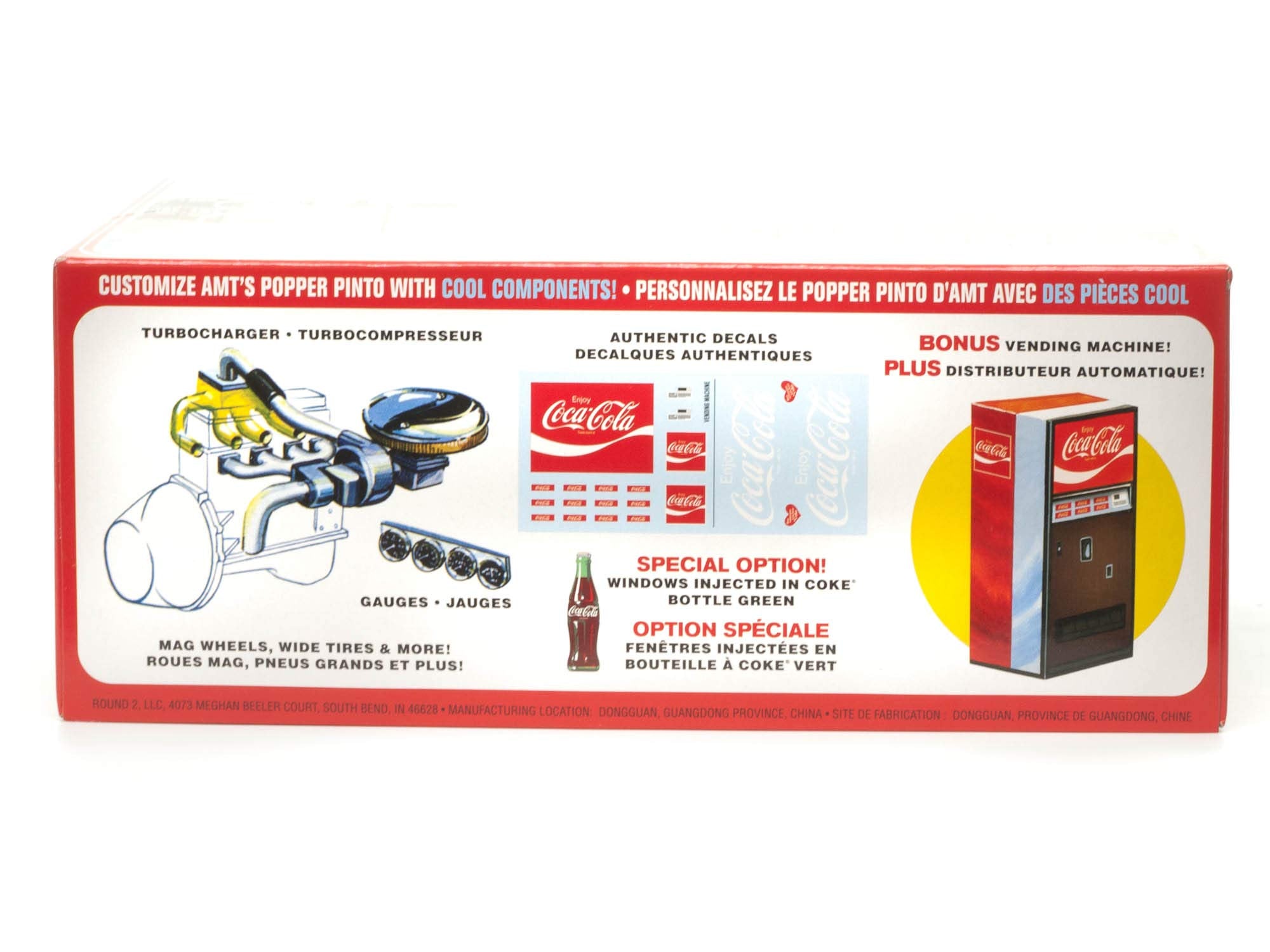 AMT 1166M 1/25 1977 Ford Pinto Popper w/Coke Mchne Coca-Cola