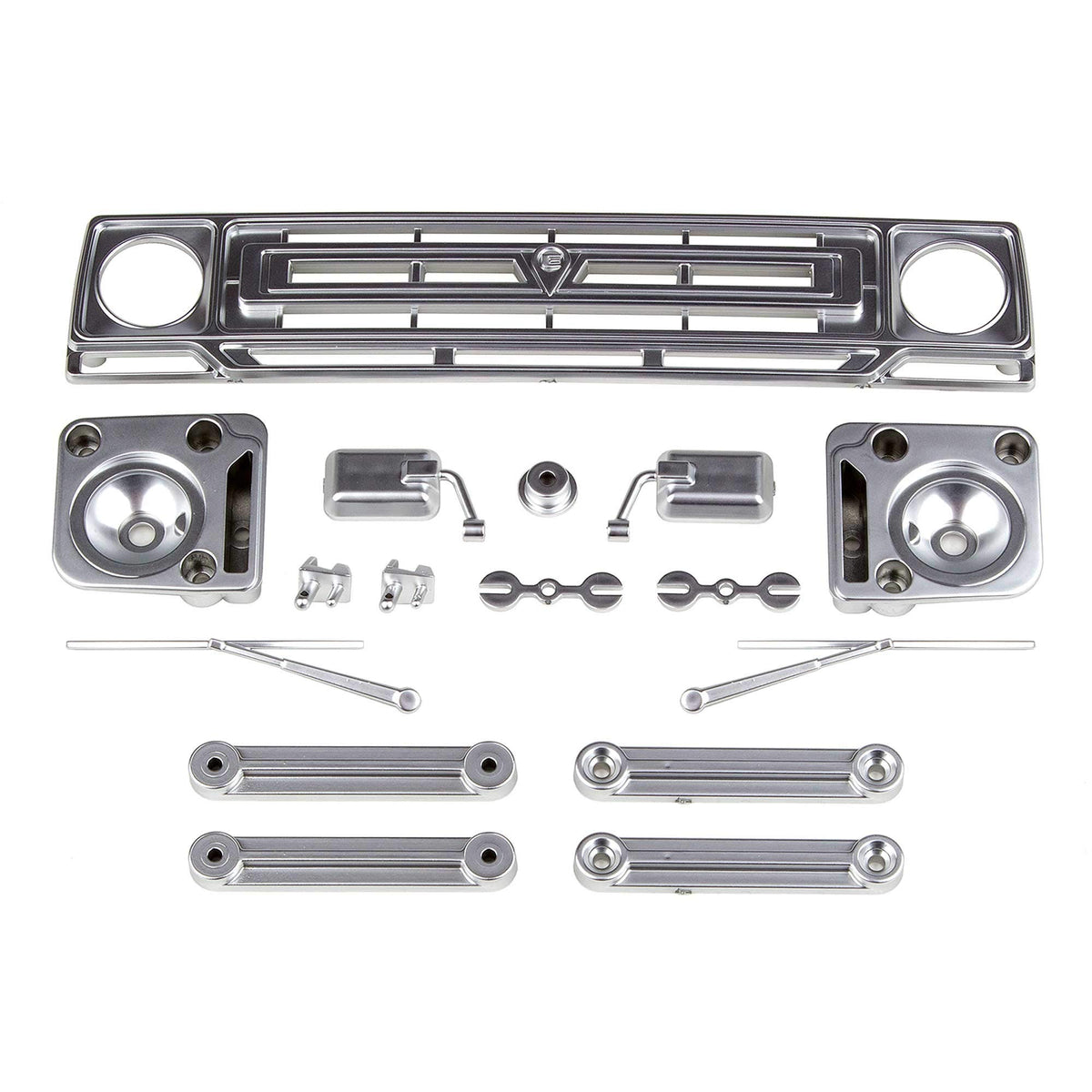 Team Associated 42125 Sendero Body Accessories, Satin Chrome