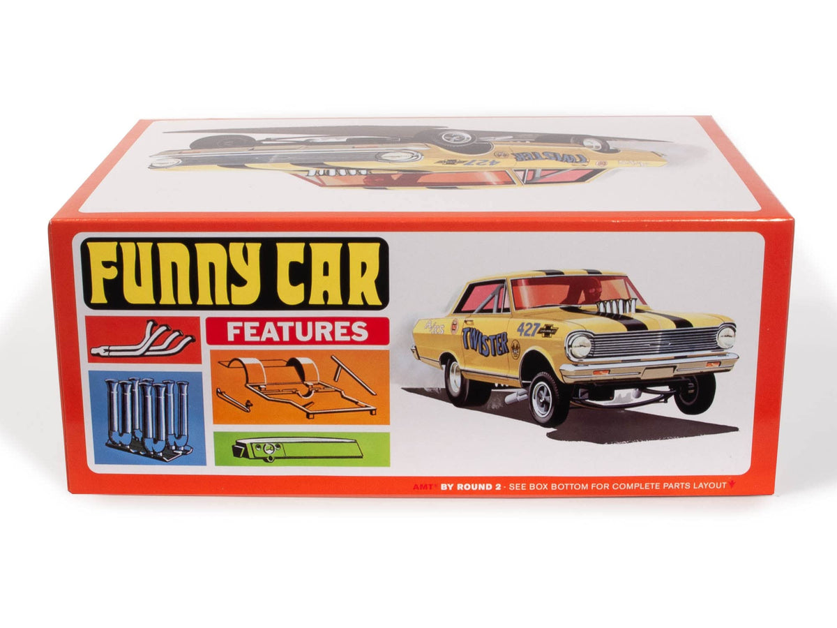 AMT 1293 1965 Chevy II Nova AWB "Twister" 1:25 Model Kit