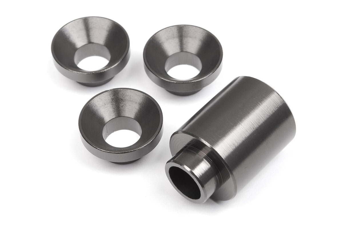 HPI Racing 102174 Spacer Set For Clutch Bell Holder (Gunmetal) Baja