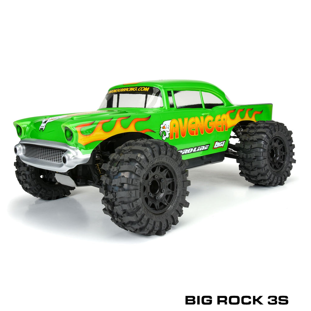Pro-Line 363000 1957 Chevy Bel Air "Avenger Edition" Clear Body for Losi LMT, Crawler, 1/8 MT