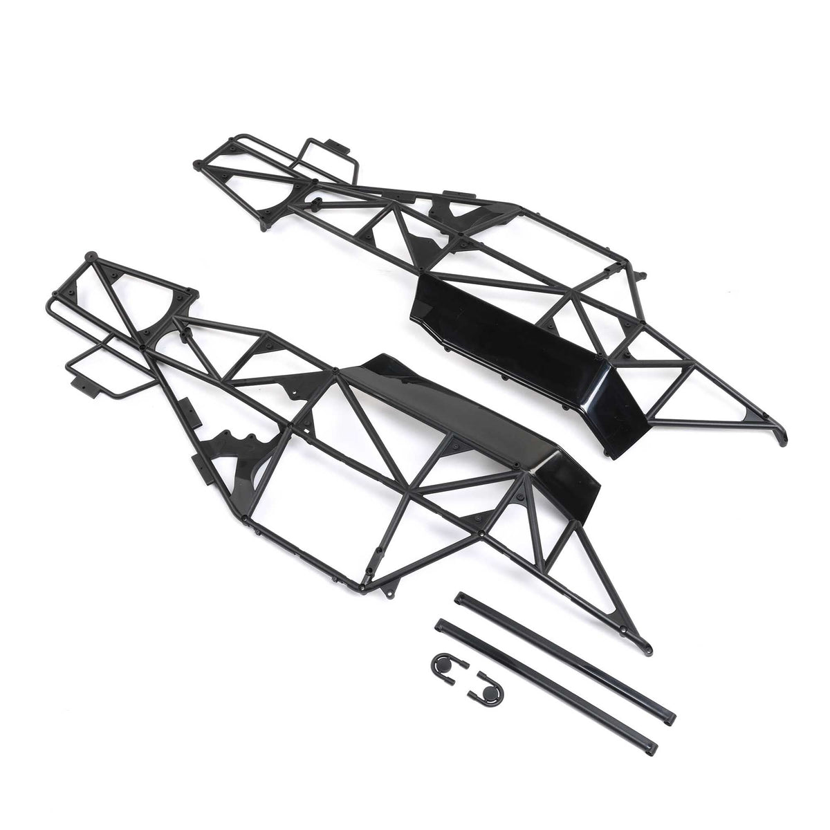 Losi LOS231087 Cage, Side, Sliders & Mirrors: Hammer Rey