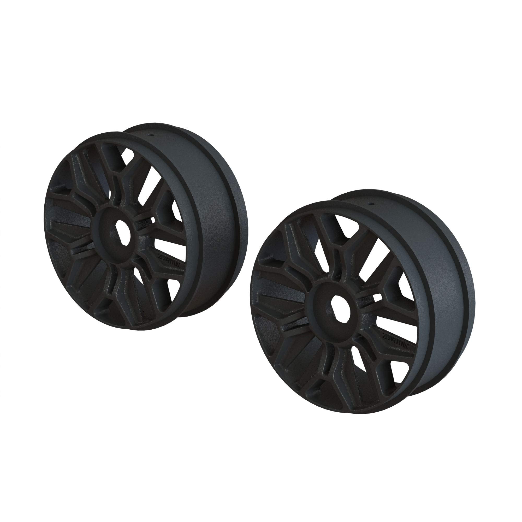 Arrma 510120 AR510120 1/8 Buggy Wheel Black (2)