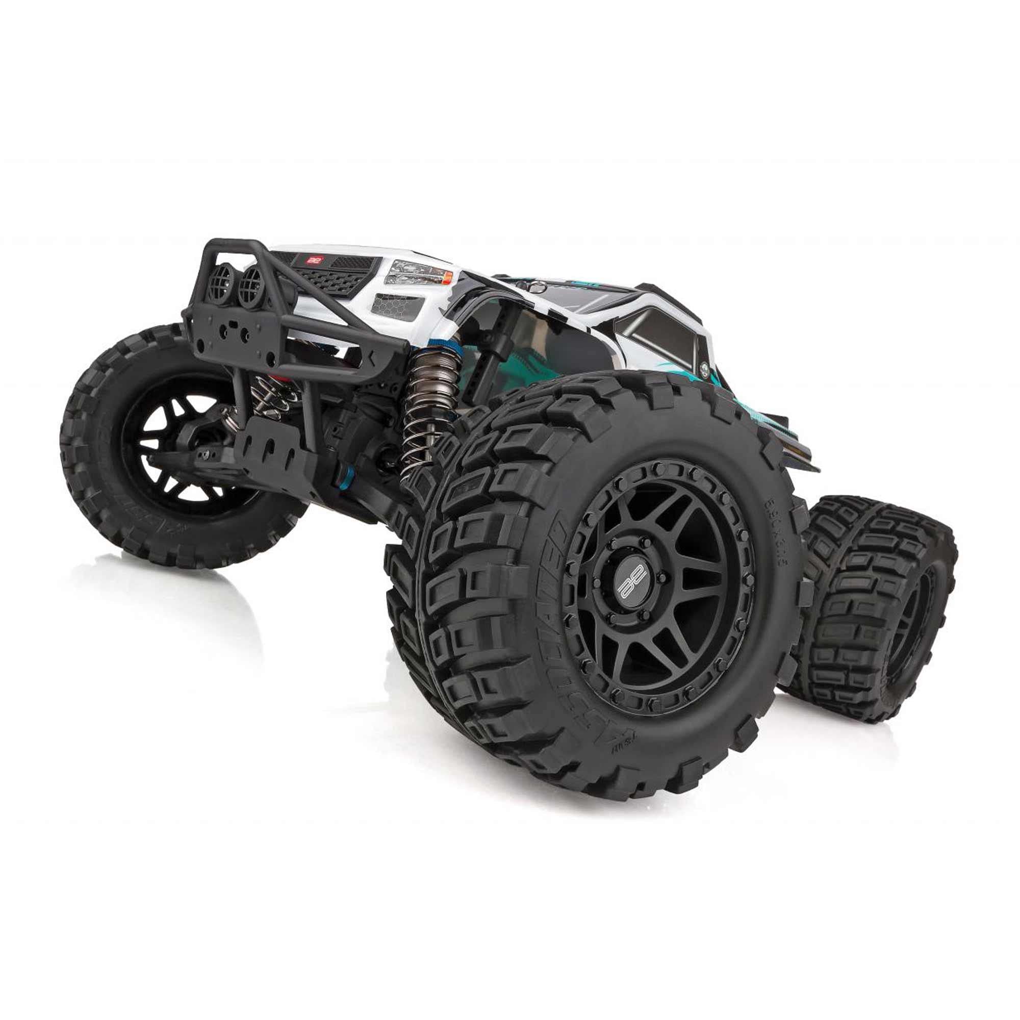 Team Associated 20521C RIVAL MT8 RTR, Teal LiPo Combo