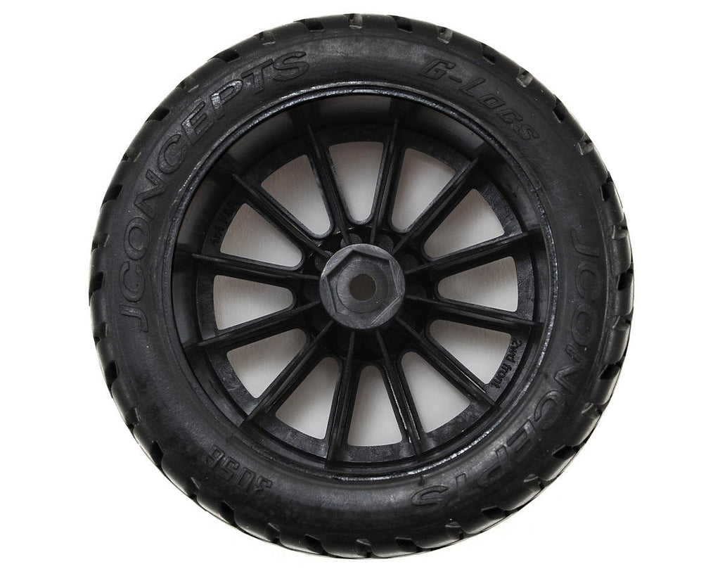 J Concepts JCO30563030 G-LocsTire, Yellow Mnt 2.8 Blk Wheel: ST 4x4 (2)