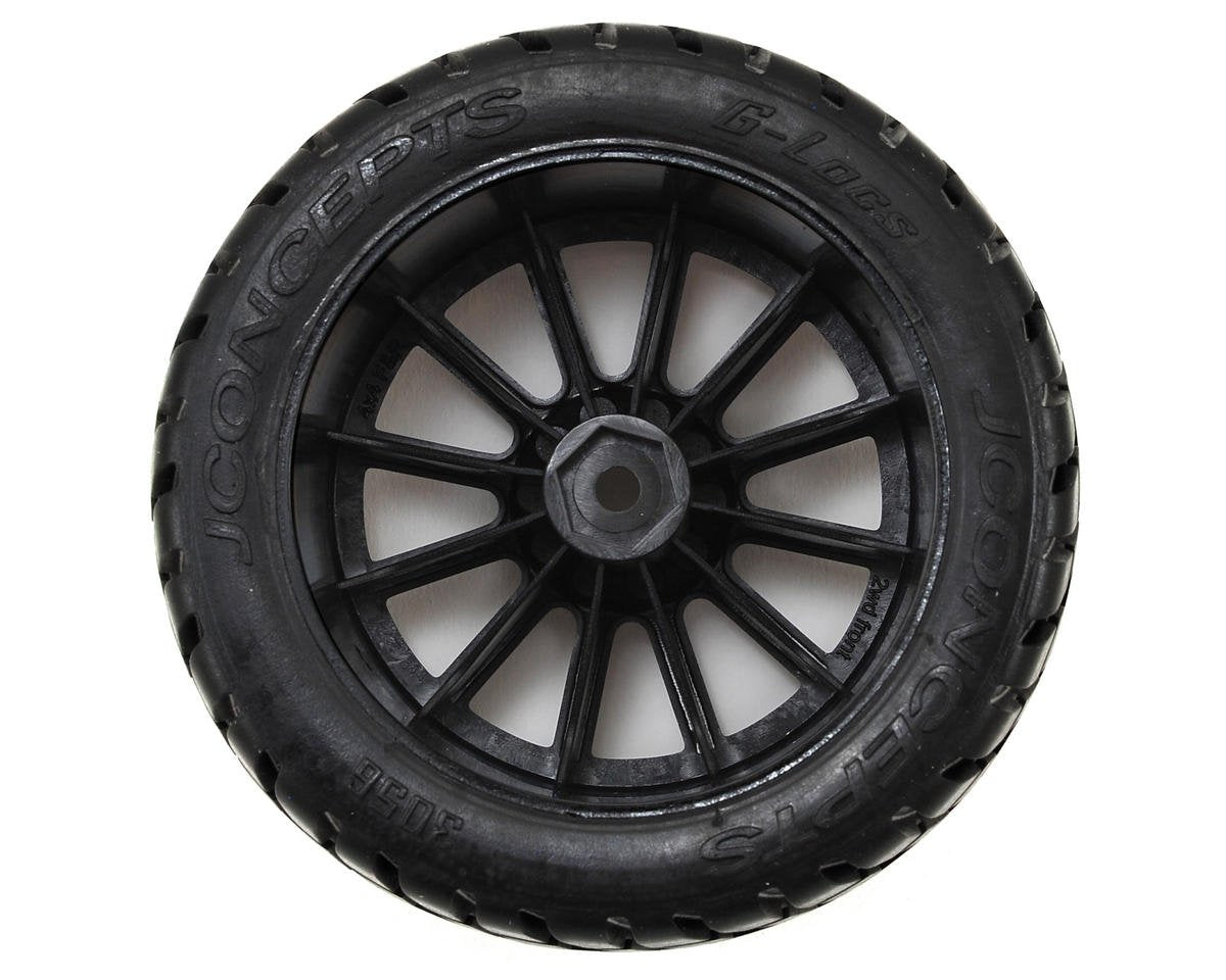 J Concepts JCO30563030 G-LocsTire, Yellow Mnt 2.8 Blk Wheel: ST 4x4 (2)